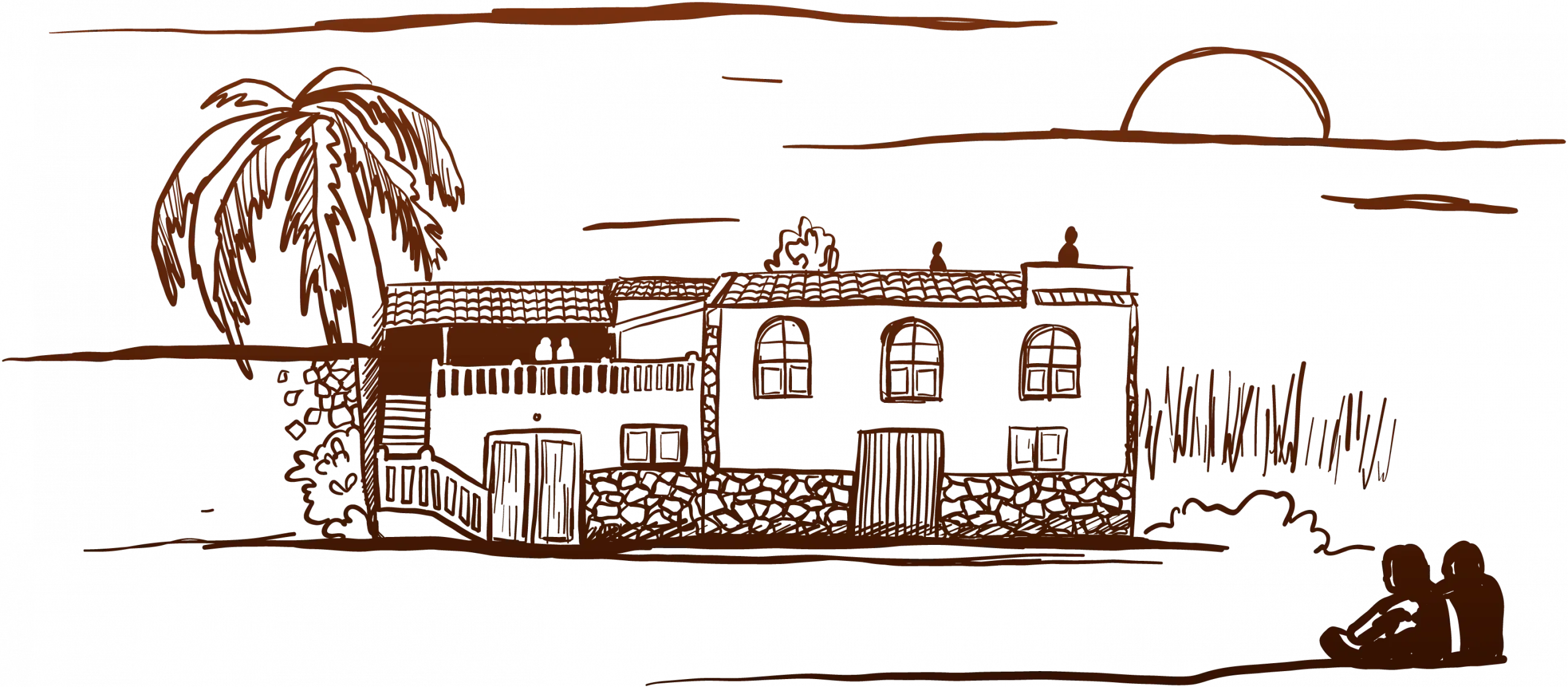 Finca Los Castaños Illustration